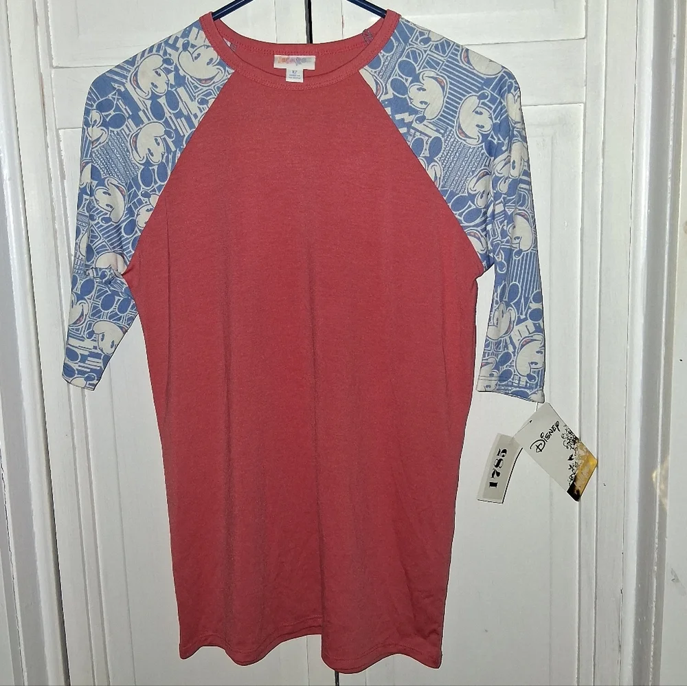 LuLaRoe Disney's Mickey Mouse Red Top